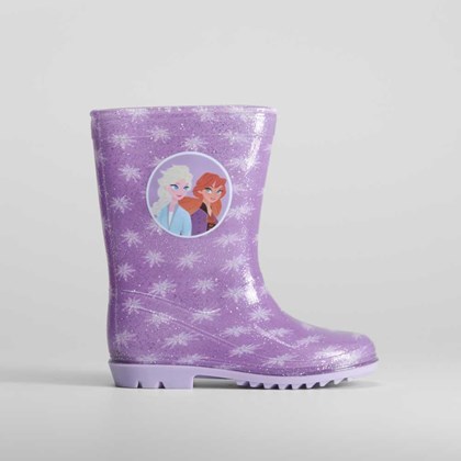 Bota de agua glitter morada FROZEN