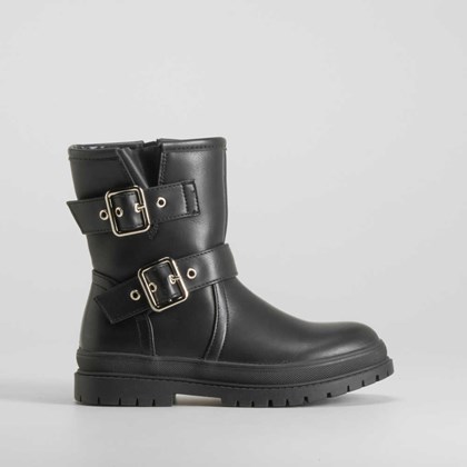 Bota hebillas negra infantil OH GIRL