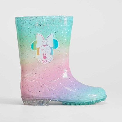 Bota de agua glitter multicolor MINNIE