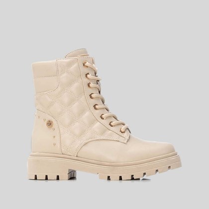 Botín militar beige XTI