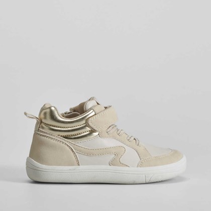 Botín barefoot infantil beige COMFEET