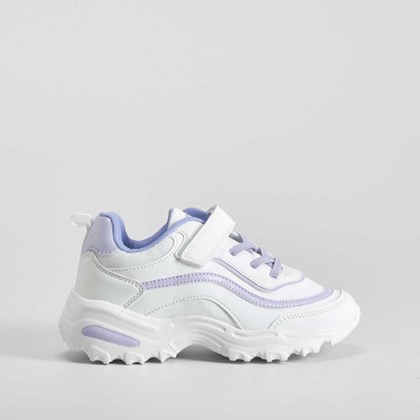 Deportiva chunky iridiscente blanca OH GIRL