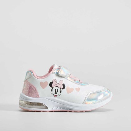 Deportiva de luces blanca MINNIE