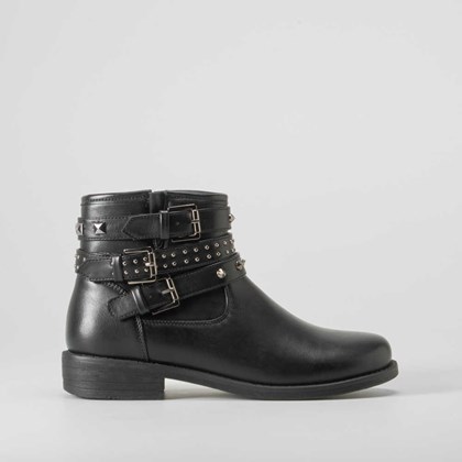 Botín tachuelas negro OH GIRL