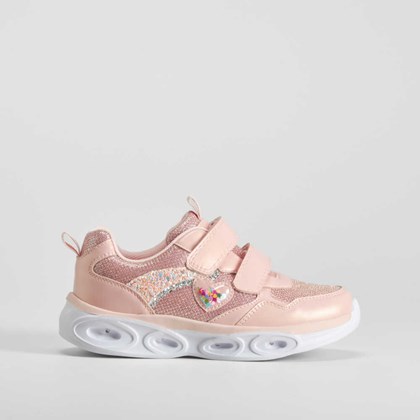Deportiva casual luces rosa OH GIRL