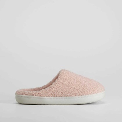 Zapatilla de casa corazón rosa OLYNE