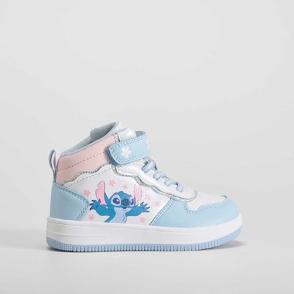 Deportiva alta blanca STITCH