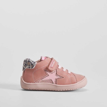 Botín deportivo estrella bebé rosa PABLOSKY