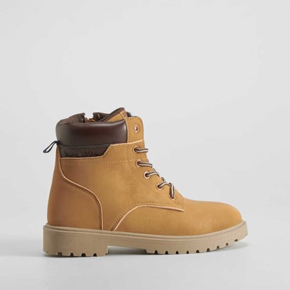 Botín montaña infantil marrón SEVEN FIVE