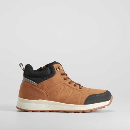 Botín montaña casual juvenil marrón SEVEN FIVE