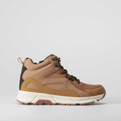 Botín trekking juvenil marrón SEVEN FIVE
