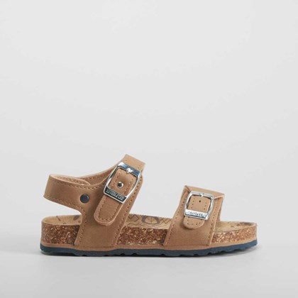 Sandalia bio infantil marrón SEVEN FIVE