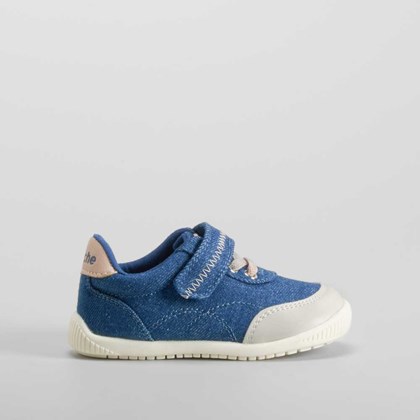 Zapatilla lona azul BACHE