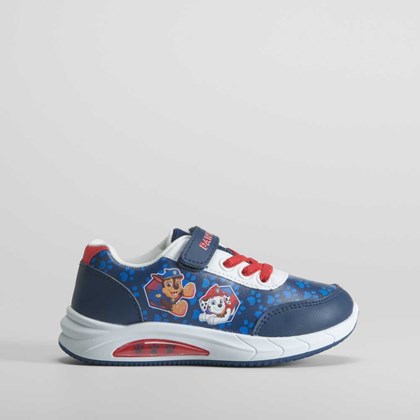 Zapatilla deportiva con luces PATRULLA CANINA azul