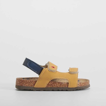 Sandalia bio amarillo mostaza SEVEN FIVE