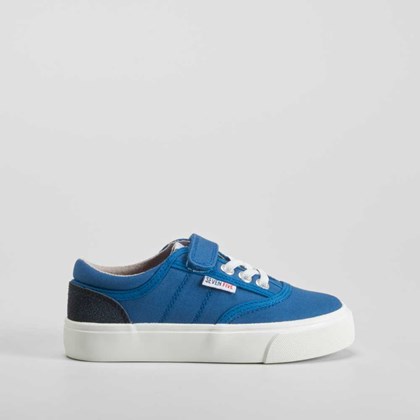 Lona casual azul SEVEN FIVE
