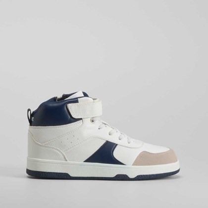 Botín deportivo juvenil blanco SEVEN FIVE