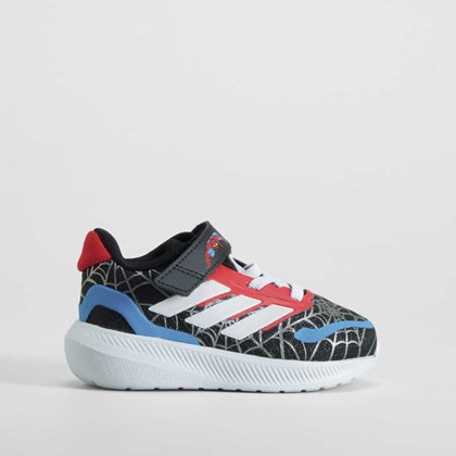 Deportiva RUNFALCON spiderman negra adidas
