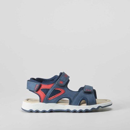 Sandalia casual velcro infantil azul SEVEN FIVE