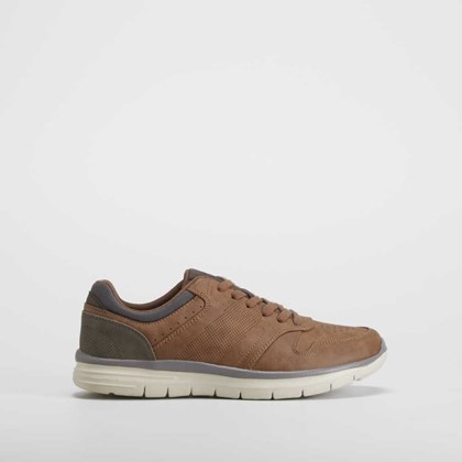 Sneaker cordón camel SENDA ROAD