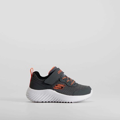 Deportiva Bounder bebé gris SKECHERS