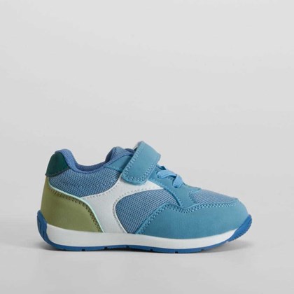 Zapatilla retrorunning azul bebé BACHE