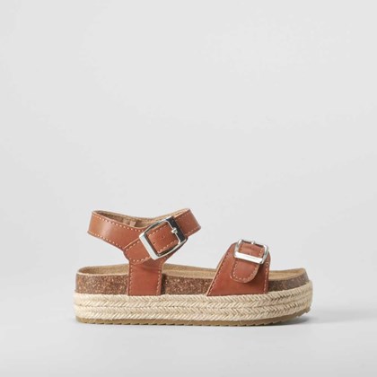 Sandalia bio yute camel XTI