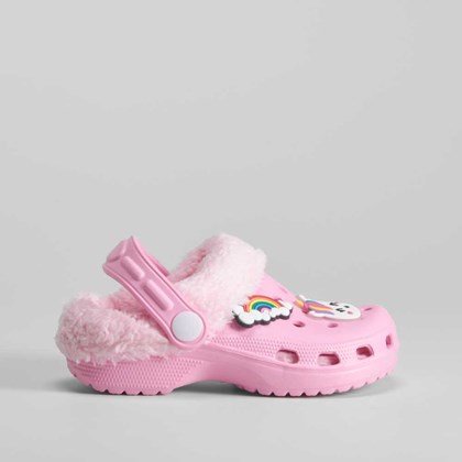 Zueco glitter rosa OLYNE
