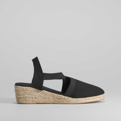 Sandalia cuña esparto tiras elásticas PICCOLA PIU