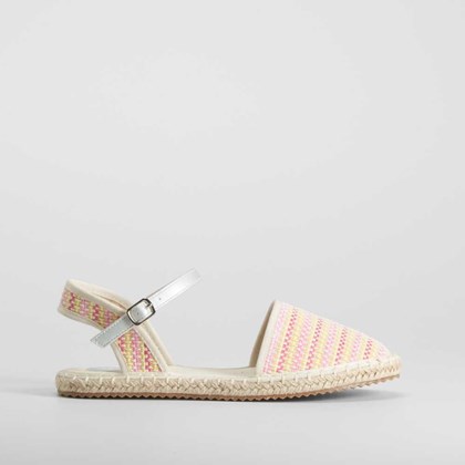 Alpargata yute juvenil rafia multicolor OH GIRL