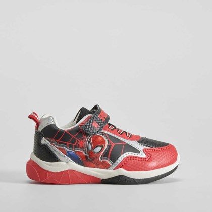 Deportiva infantil negra y roja SPIDERMAN
