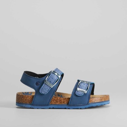 Sandalia bio azul denim hebillas SEVEN FIVE