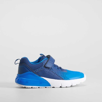 Deportiva con luces y velcro azul SEVEN FIVE