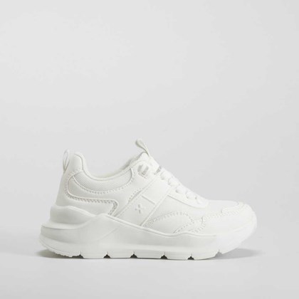 Deportiva chunky color blanco XTI