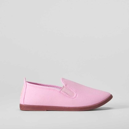 Zapatilla lona kung fu infantil rosa OH GIRL